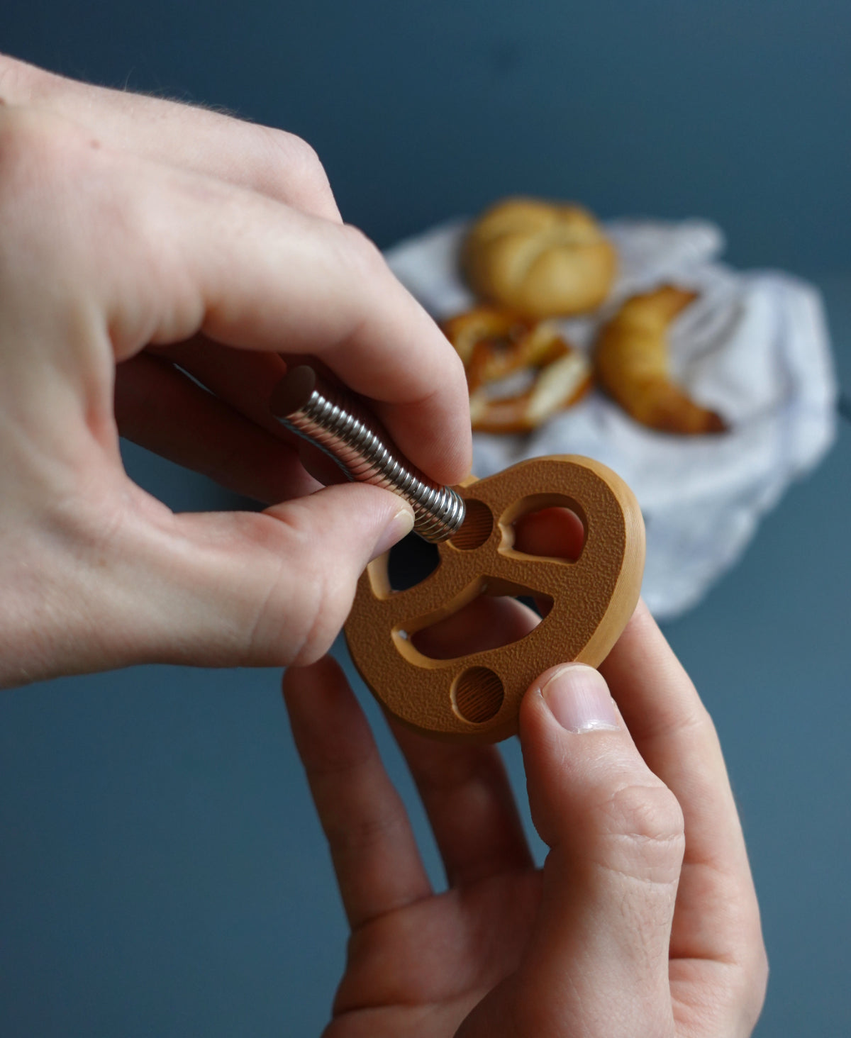 Buzdolabı Magnetleri - Kruvasan, Pretzel, Kaiser Ekmeği