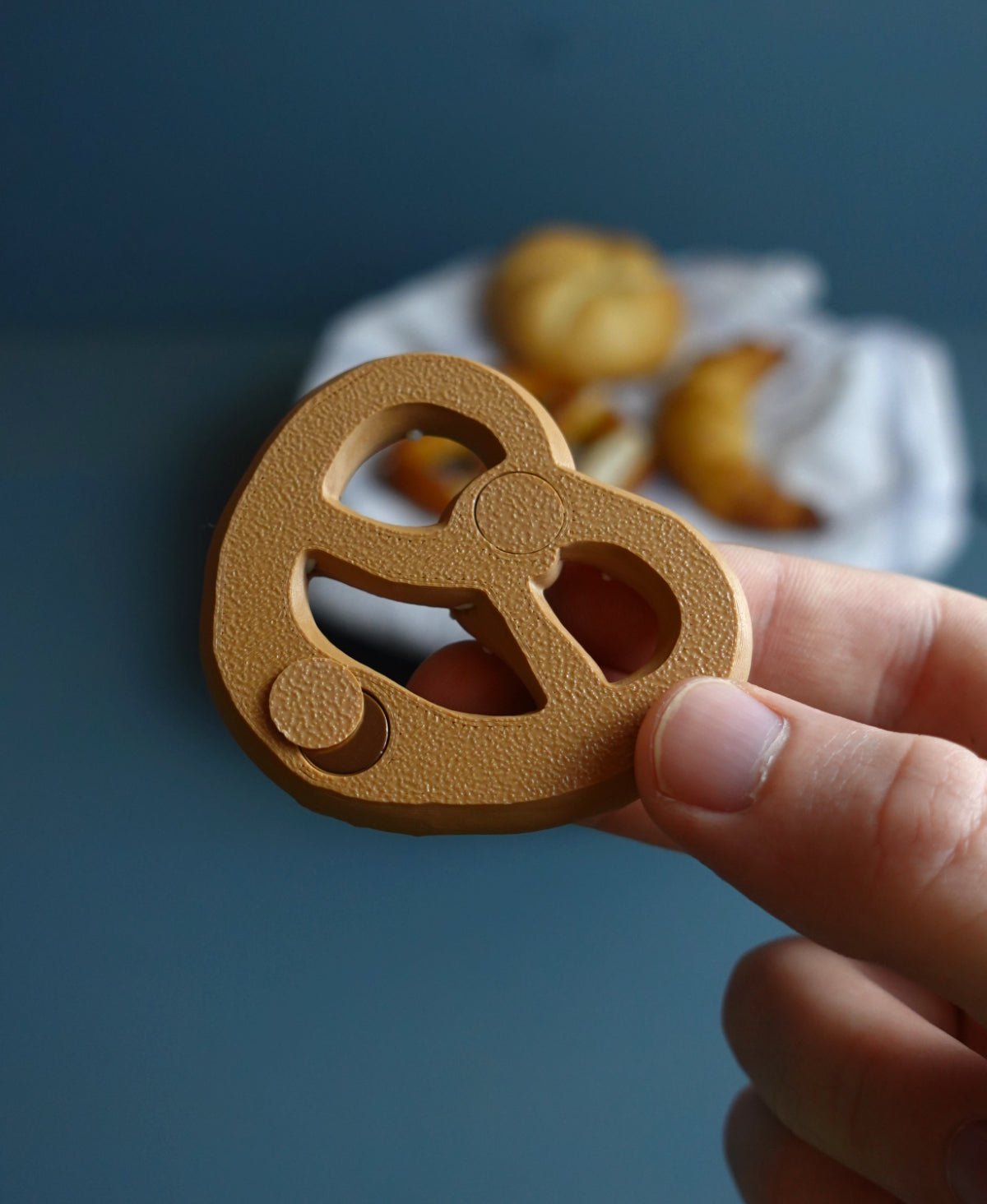 Buzdolabı Magnetleri - Kruvasan, Pretzel, Kaiser Ekmeği