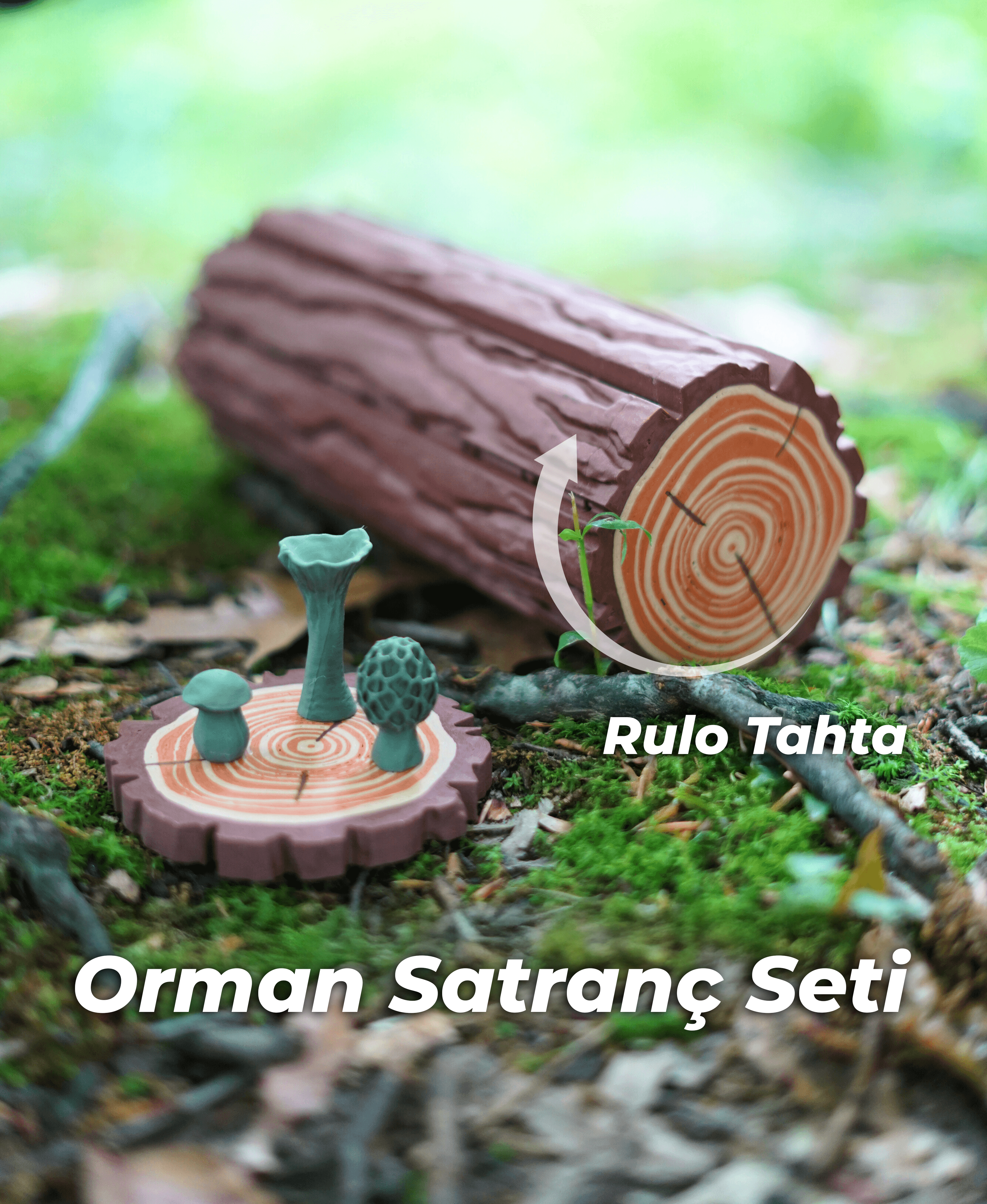 Orman Satranç ve Dama Seti