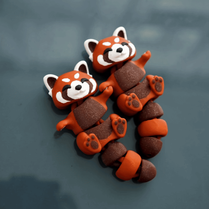 Ruby El Ele Tutuşan Kırmızı Panda