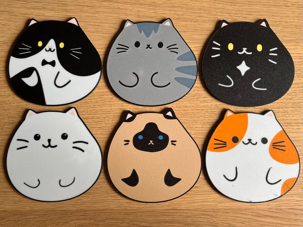 Tontiş Kedi Bardak Altlığı