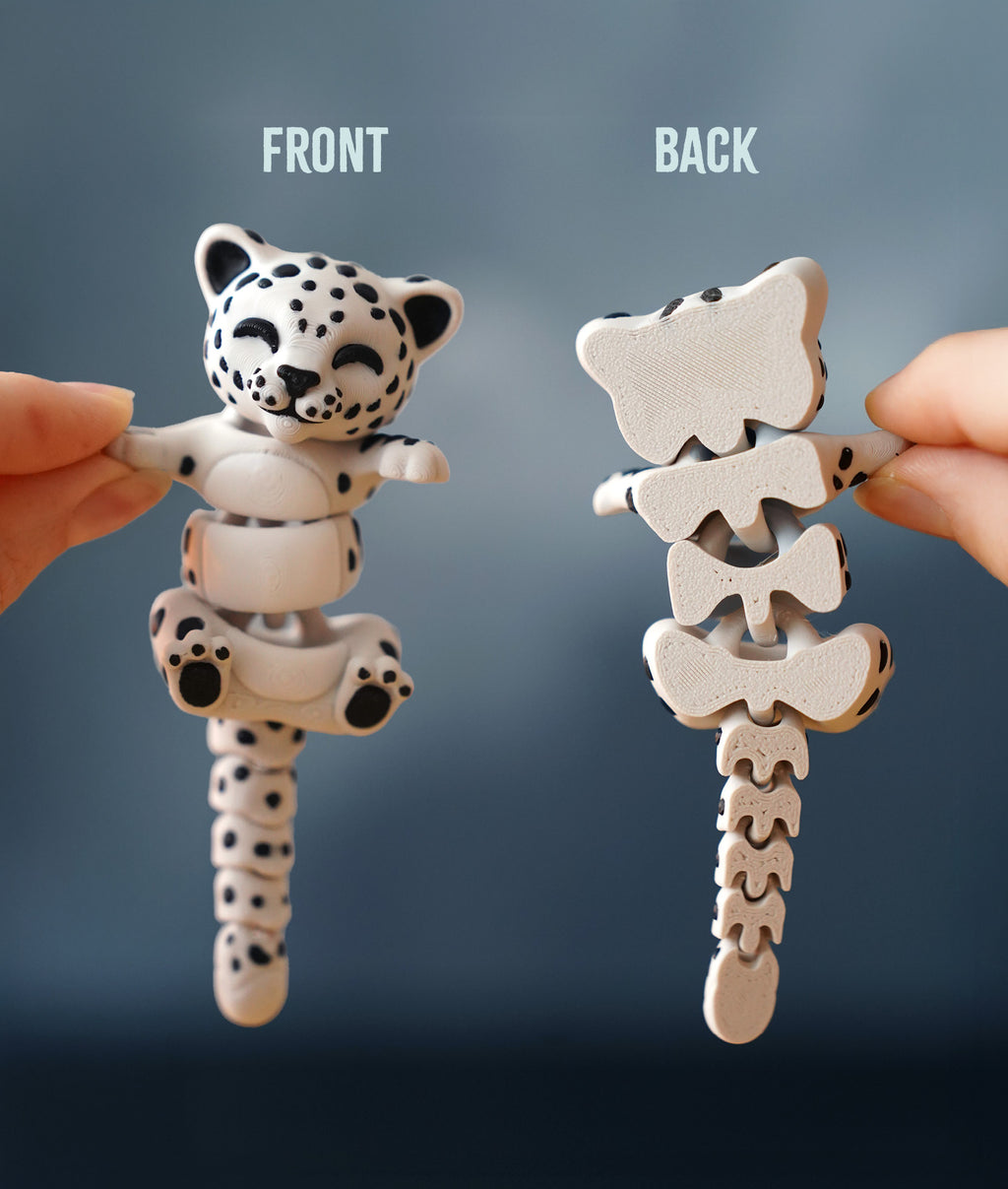 Luna El Ele Tutuşan Kar Leoparı