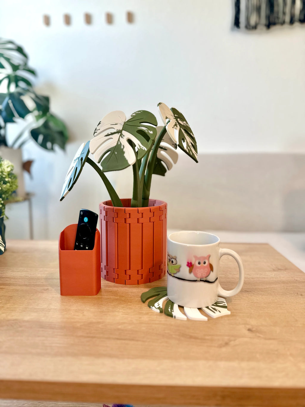 Monstera Kolçak ve Altlık Seti