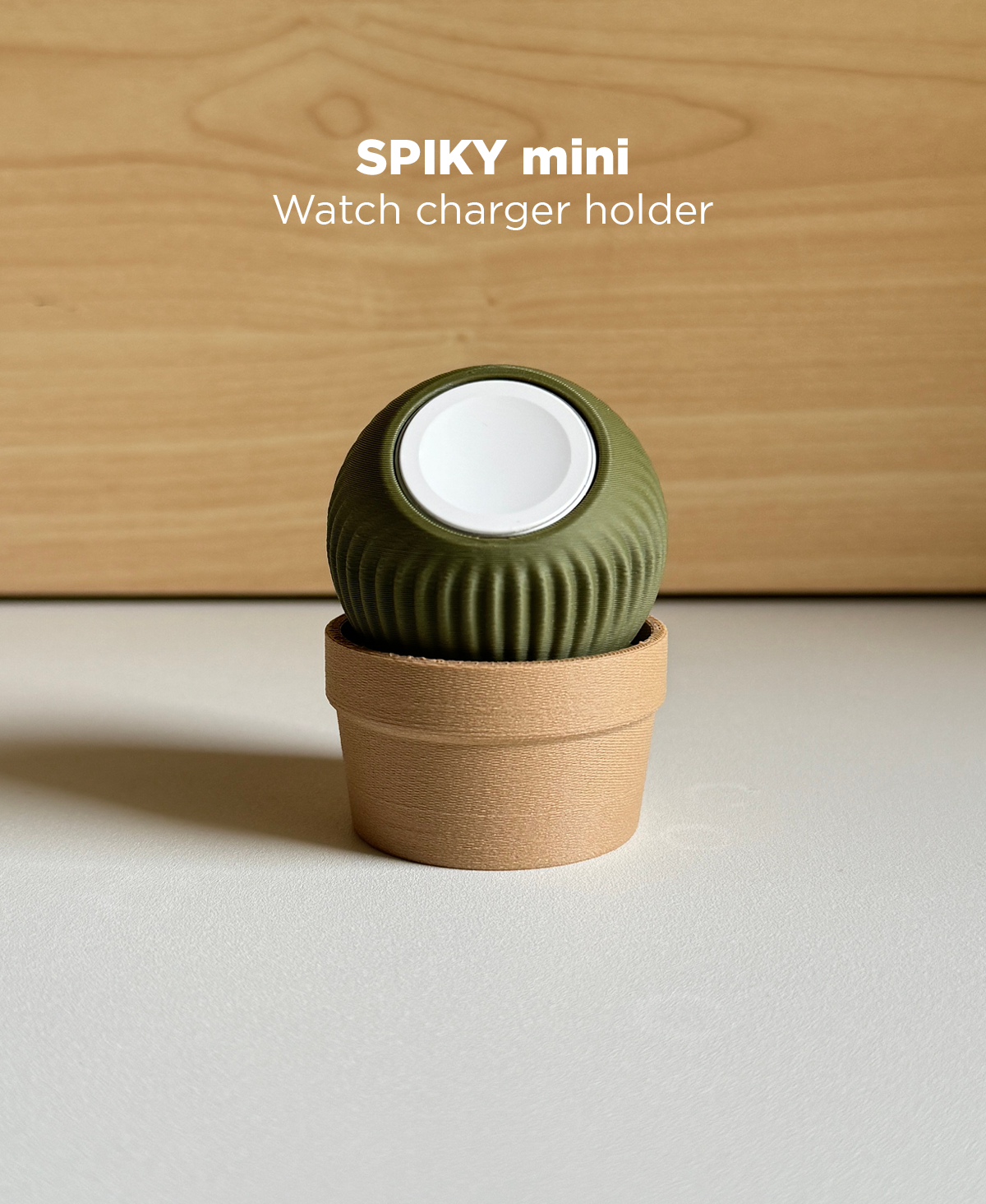 Kaktüs Tasarımlı Apple Watch Standı